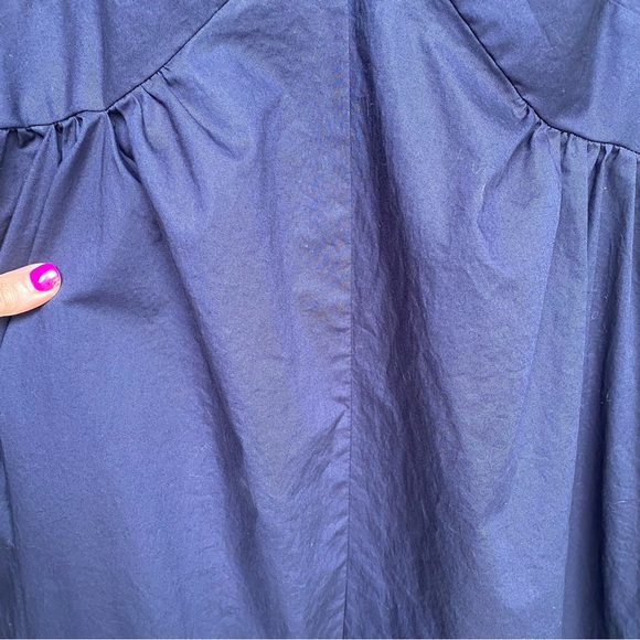 Gap V-Neck Cami Midi Dress Navy Size SP - Picture 13 of 14